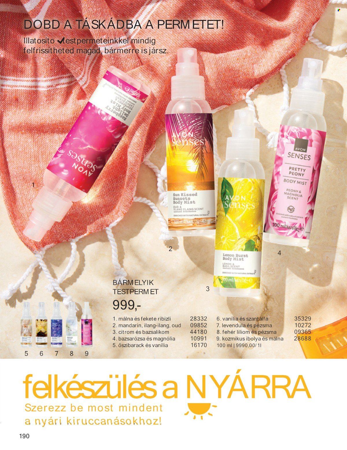 Avon akciós újságok - 2025.05.01 - 2025.05.31. Oldal 190
