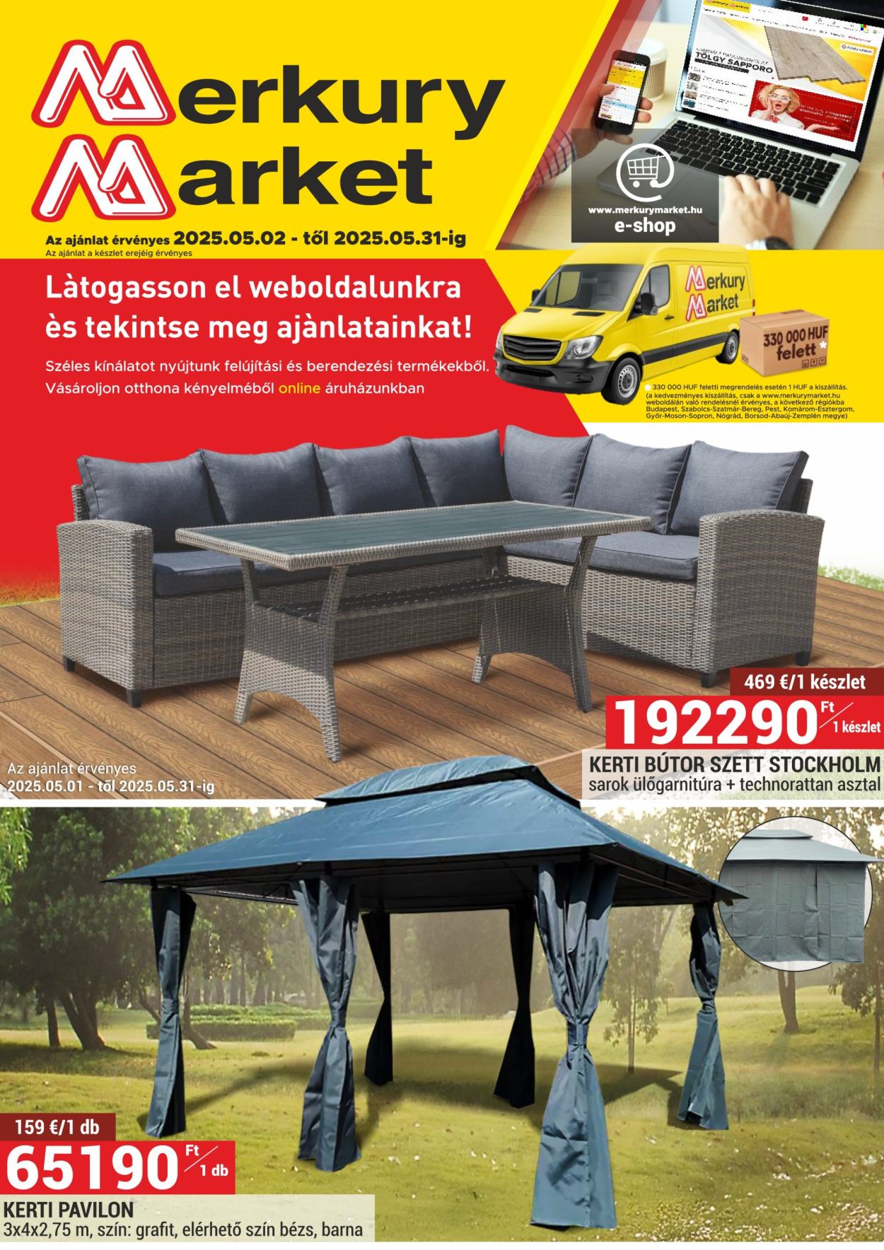 Merkury Market akciós újságok - 2025.05.02 - 2025.05.31. Oldal 1