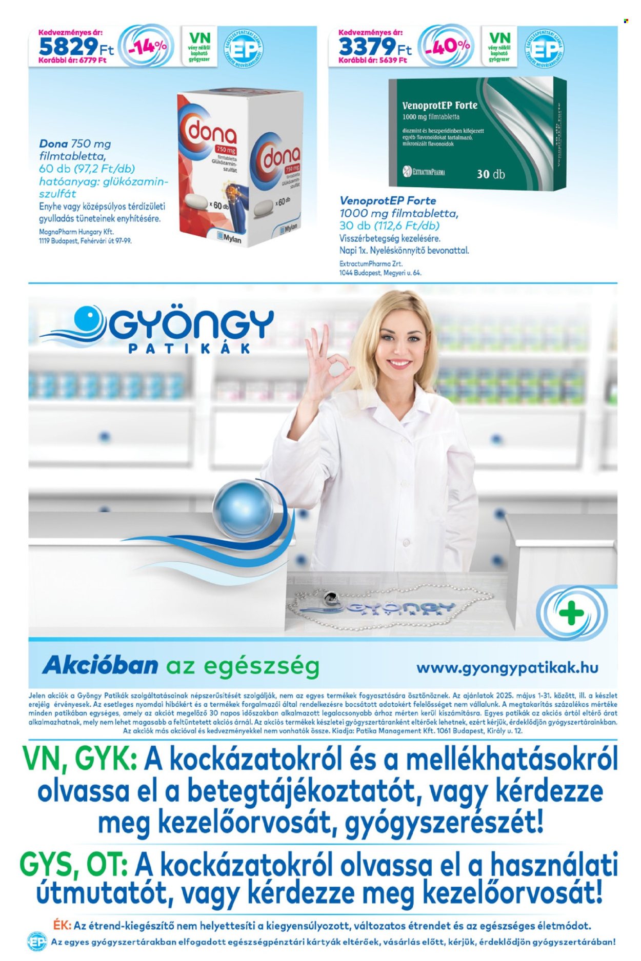 Gyöngy Patikák akciós újságok - 2025.05.01 - 2025.05.31. Oldal 20