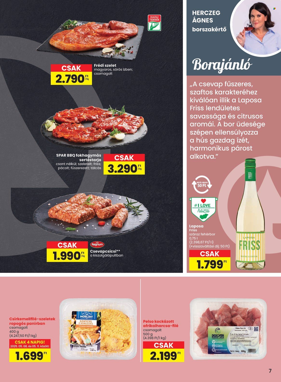 SPAR akciós újságok - 2025.05.08 - 2025.05.14. Oldal 7