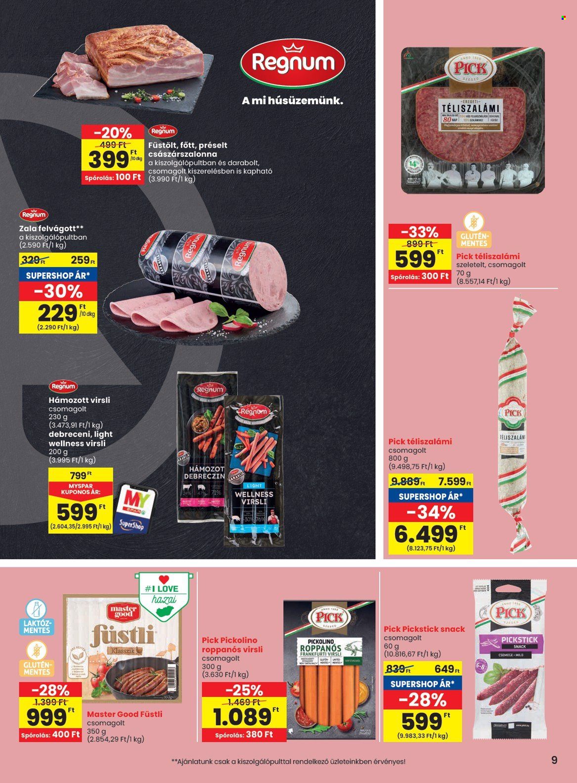 SPAR akciós újságok - 2025.05.08 - 2025.05.14. Oldal 9