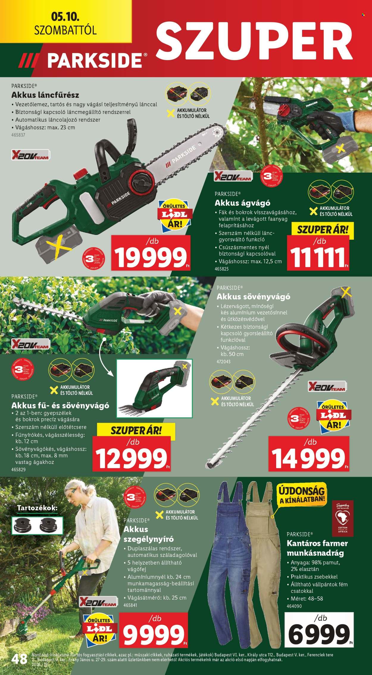 Lidl akciós újságok - 2025.05.08 - 2025.05.14. Oldal 48