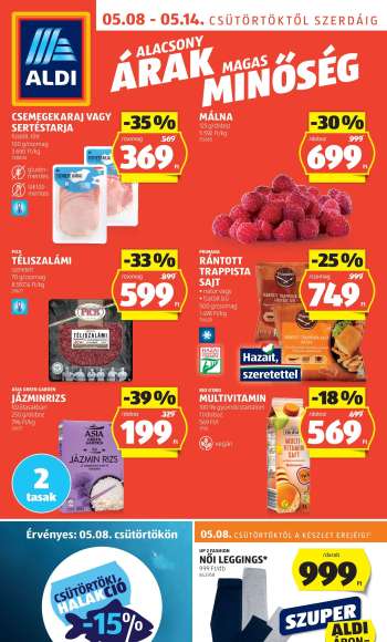 Újság Aldi - 2025.05.08 - 2025.05.14.