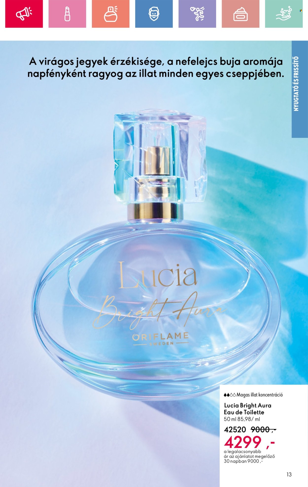 Oriflame akciós újságok - 2025.05.04 - 2025.05.24. Oldal 13