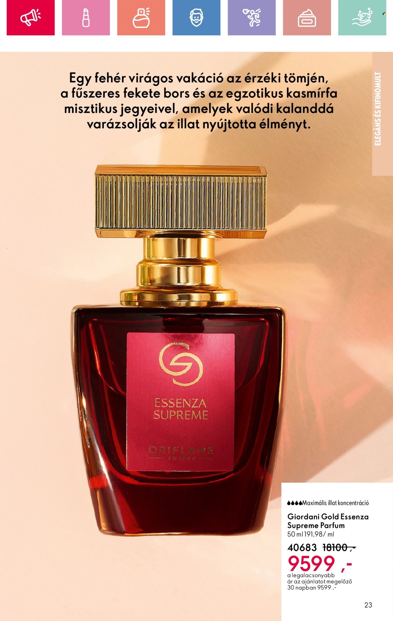 Oriflame akciós újságok - 2025.05.04 - 2025.05.24. Oldal 23