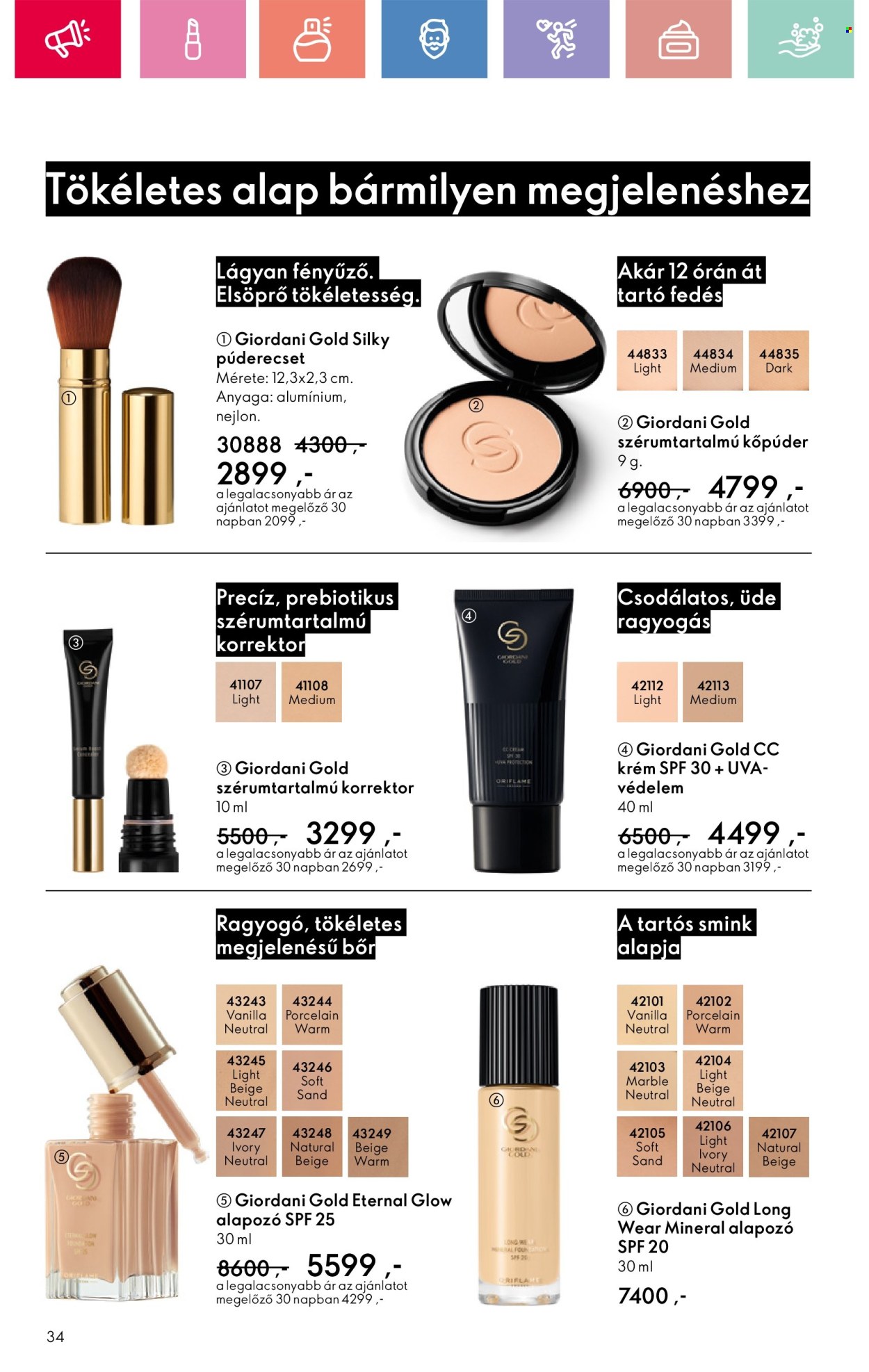 Oriflame akciós újságok - 2025.05.04 - 2025.05.24. Oldal 34