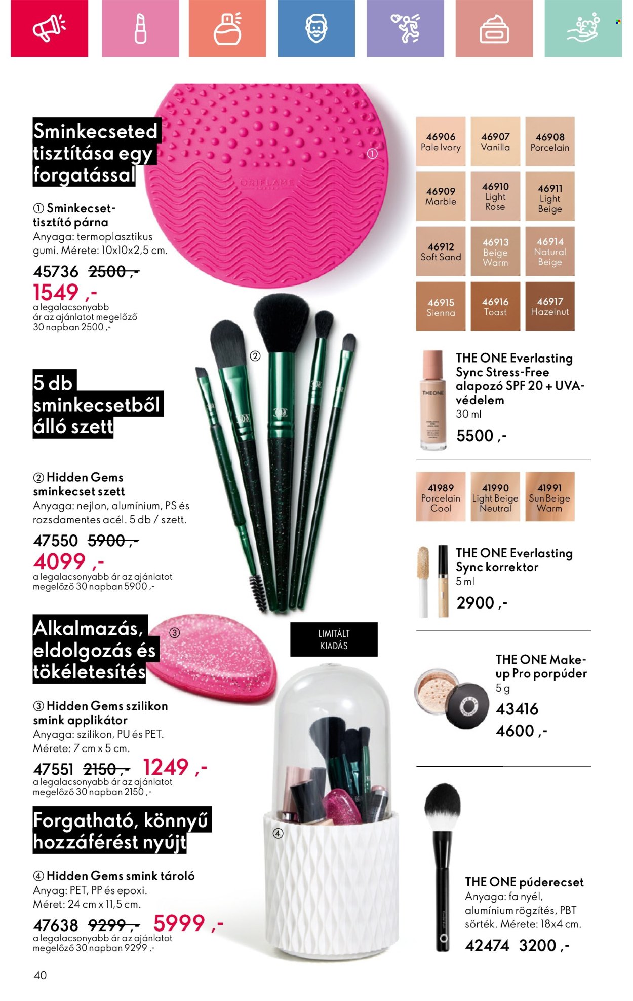 Oriflame akciós újságok - 2025.05.04 - 2025.05.24. Oldal 40