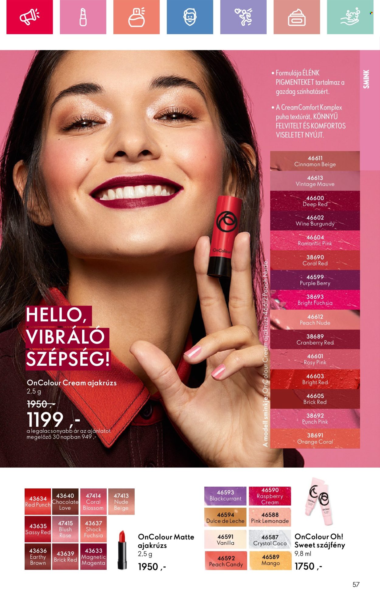 Oriflame akciós újságok - 2025.05.04 - 2025.05.24. Oldal 57