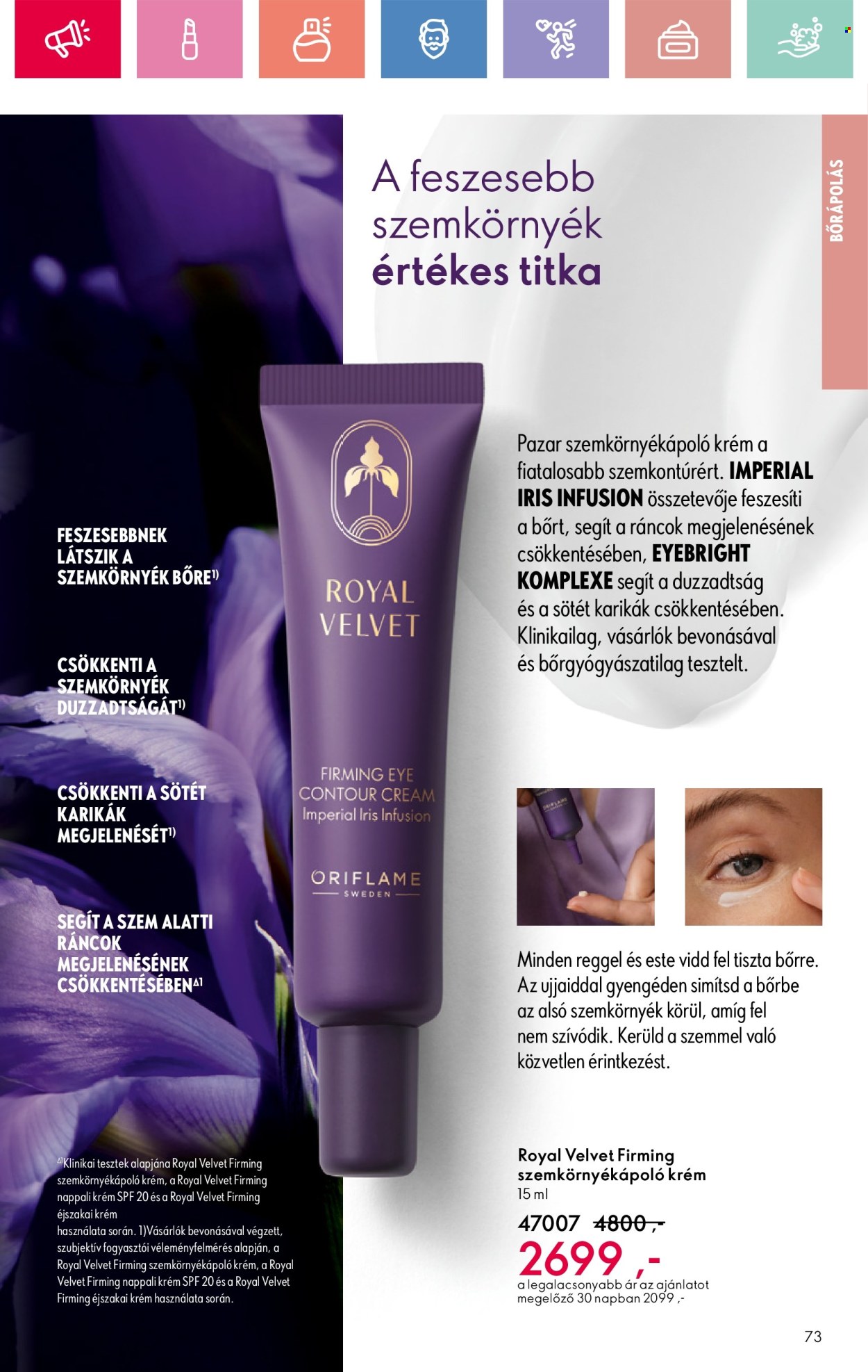 Oriflame akciós újságok - 2025.05.04 - 2025.05.24. Oldal 73