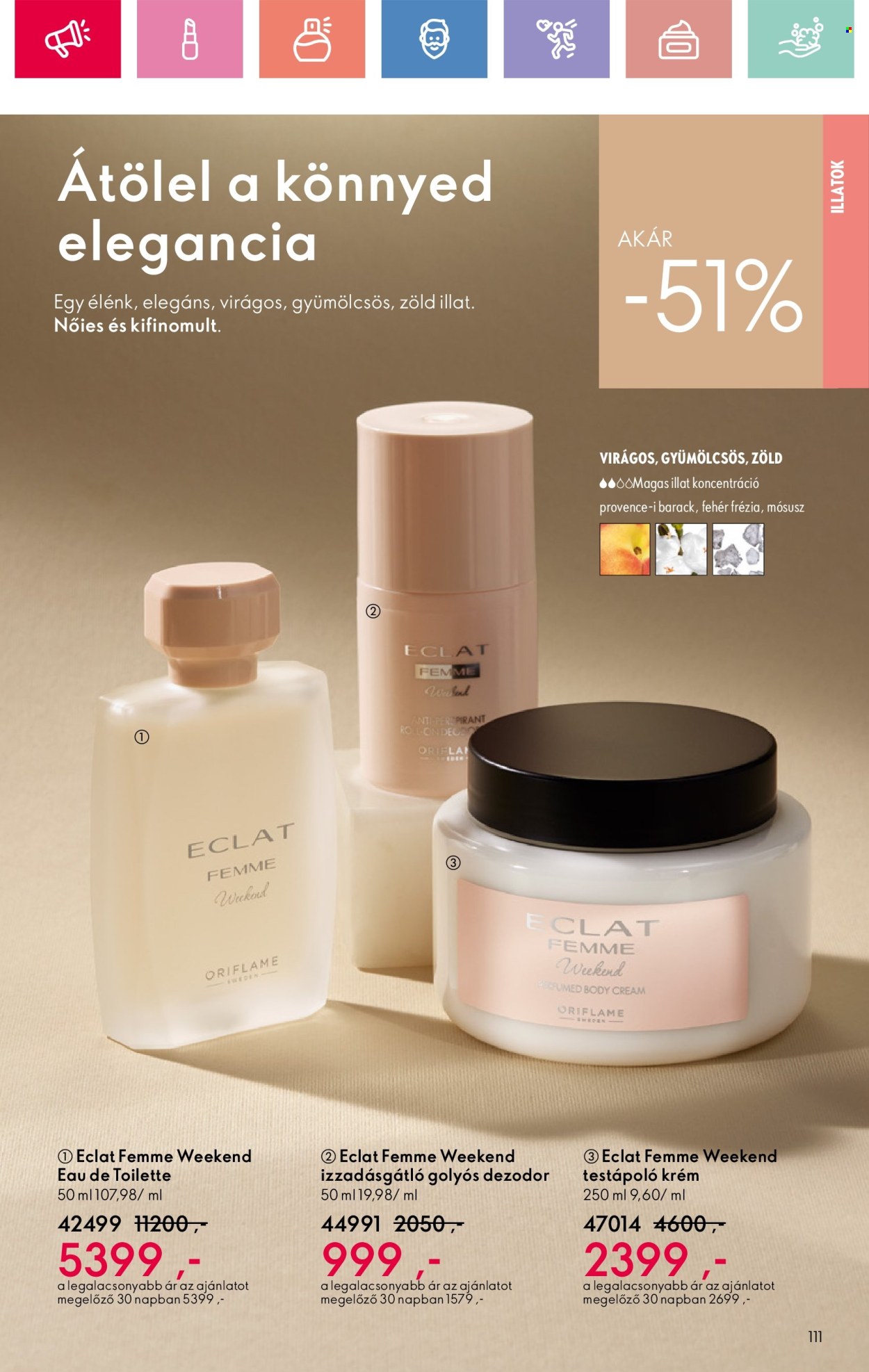 Oriflame akciós újságok - 2025.05.04 - 2025.05.24. Oldal 111
