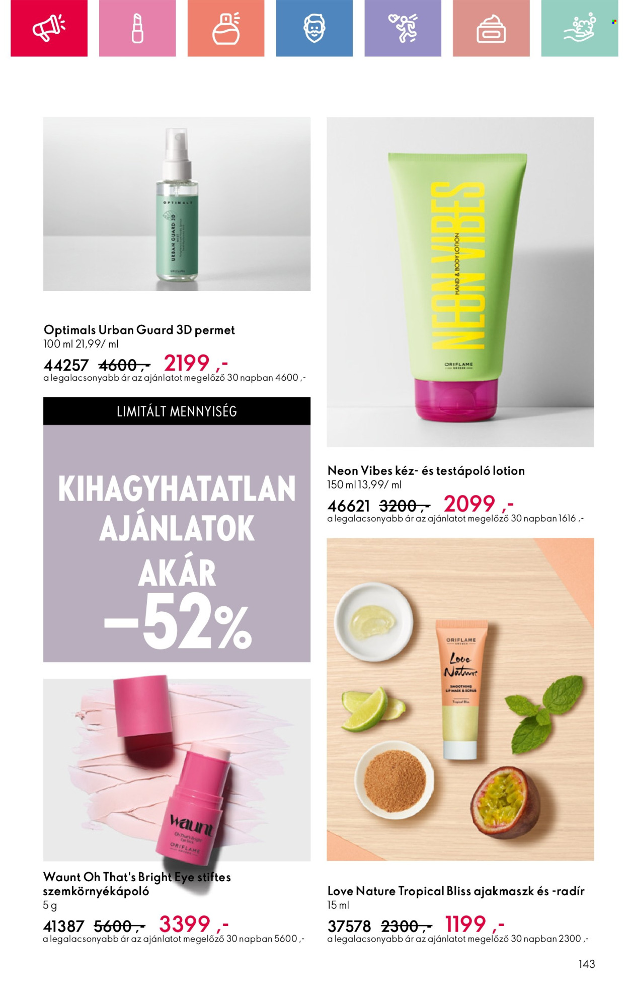 Oriflame akciós újságok - 2025.05.04 - 2025.05.24. Oldal 143