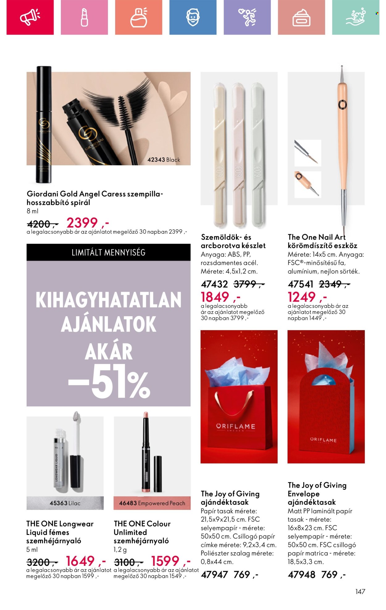 Oriflame akciós újságok - 2025.05.04 - 2025.05.24. Oldal 147