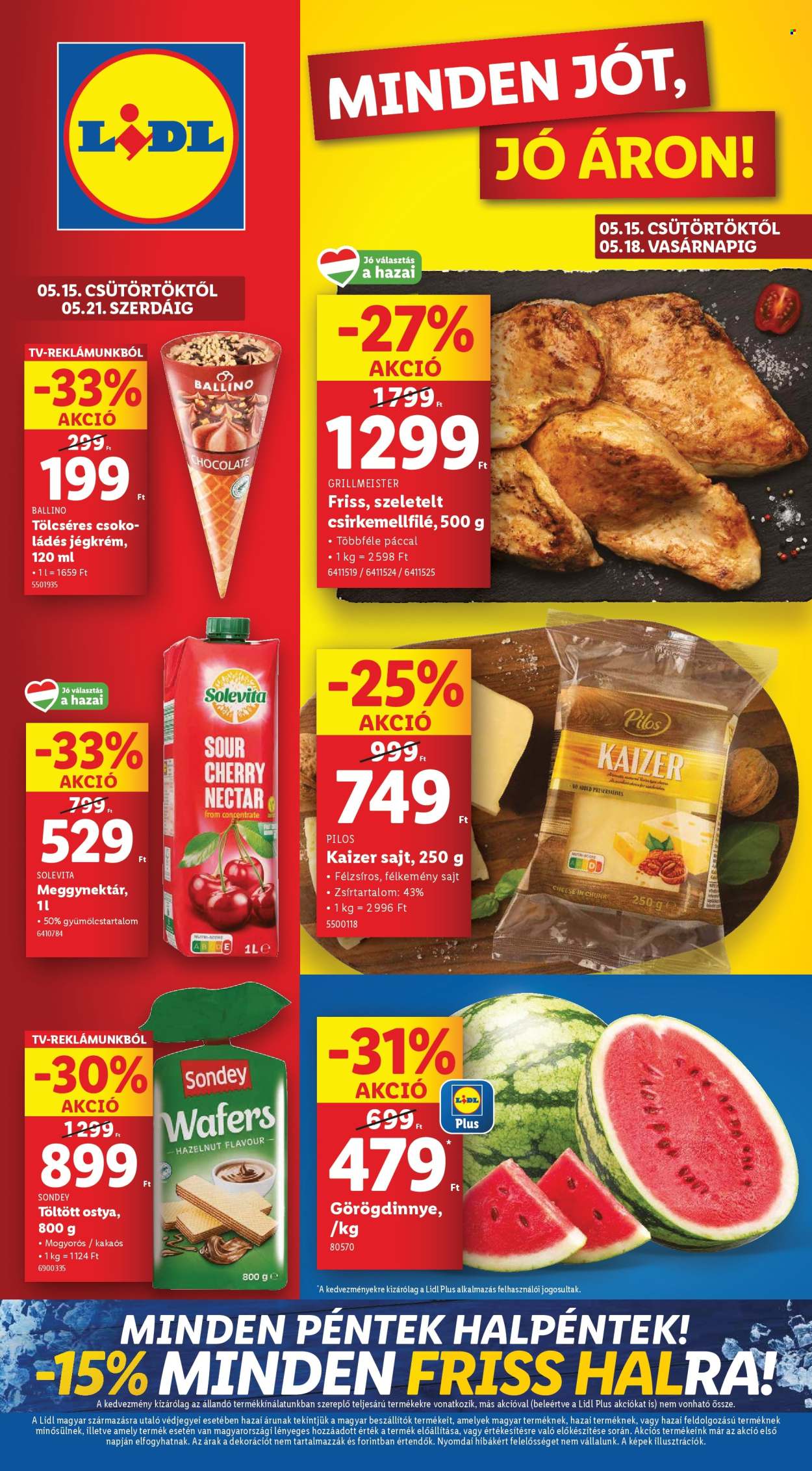 Lidl akciós újságok - 2025.05.15 - 2025.05.21. Oldal 1