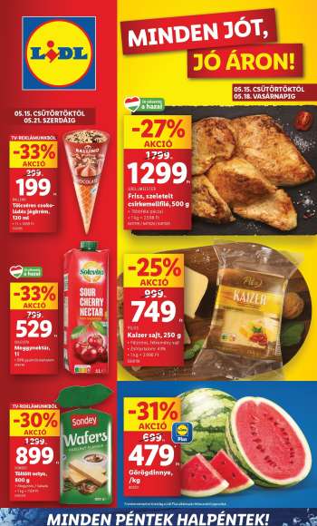 Újság Lidl - 2025.05.15 - 2025.05.21.