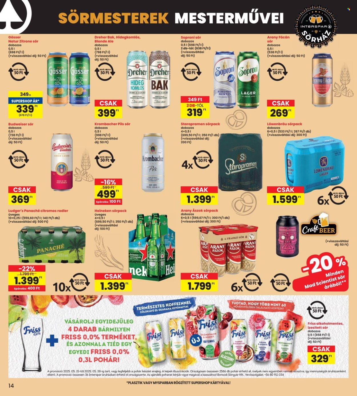 INTERSPAR akciós újságok - 2025.05.15 - 2025.05.21. Oldal 14