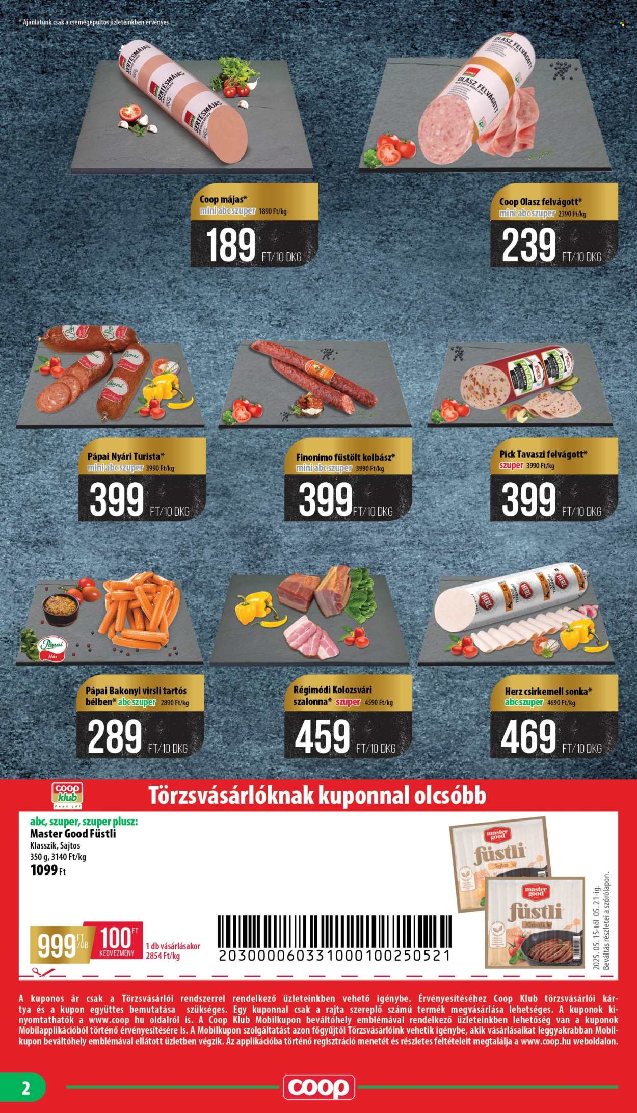 Coop akciós újságok - 2025.05.15 - 2025.05.21. Oldal 2