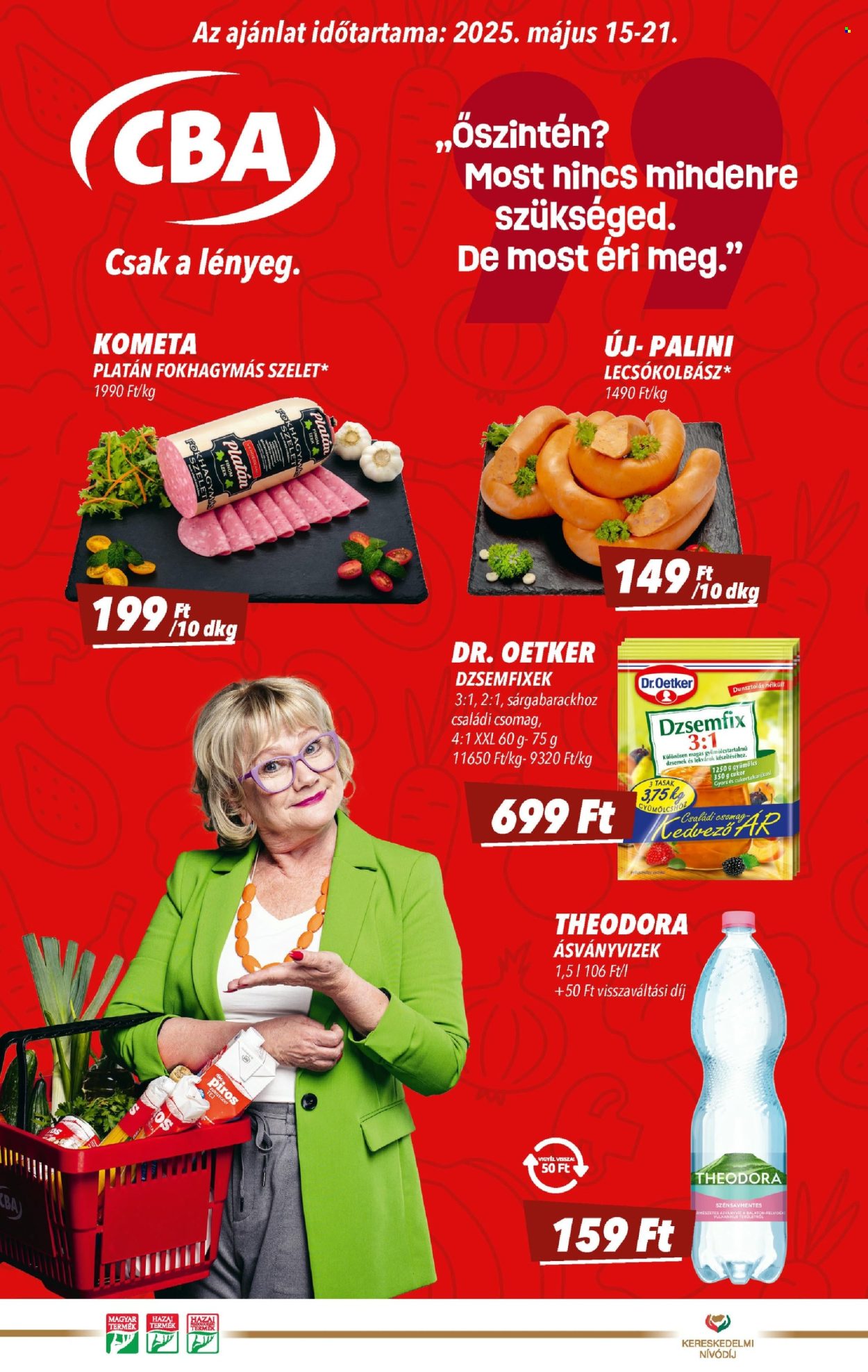 CBA akciós újságok - 2025.05.15 - 2025.05.21. Oldal 1