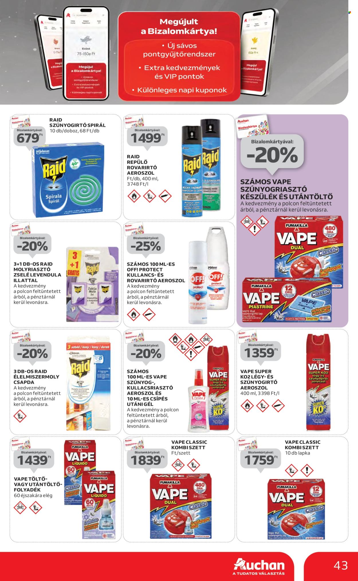 Auchan akciós újságok - 2025.05.15 - 2025.05.21. Oldal 43