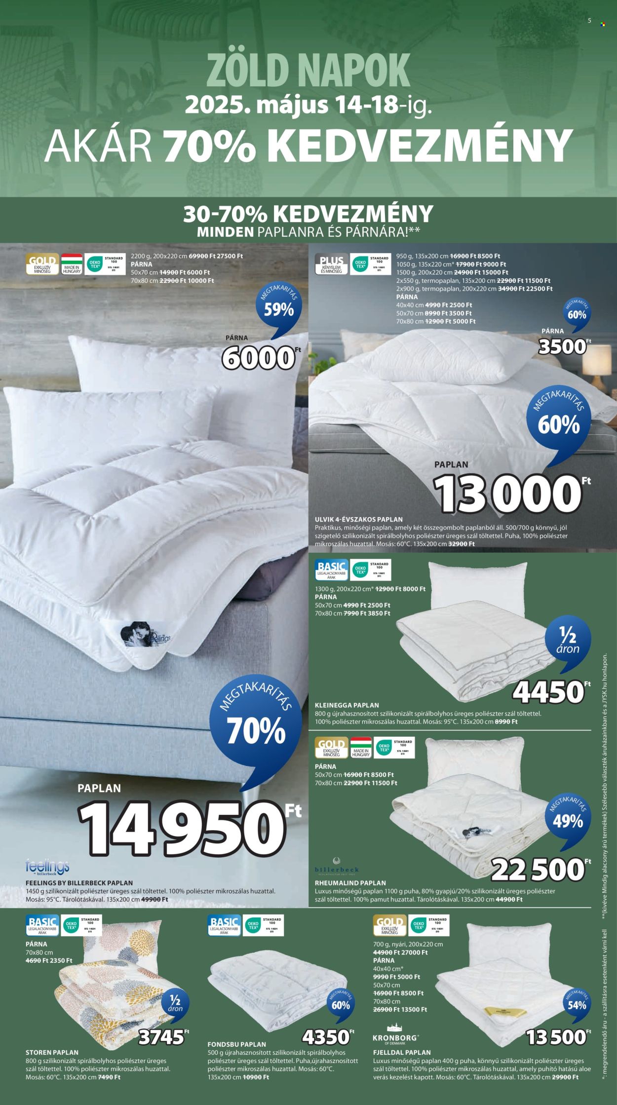 JYSK akciós újságok - 2025.05.14 - 2025.05.18. Oldal 6