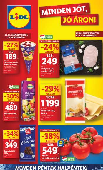 Újság Lidl - 2025.05.21 - 2025.05.28.