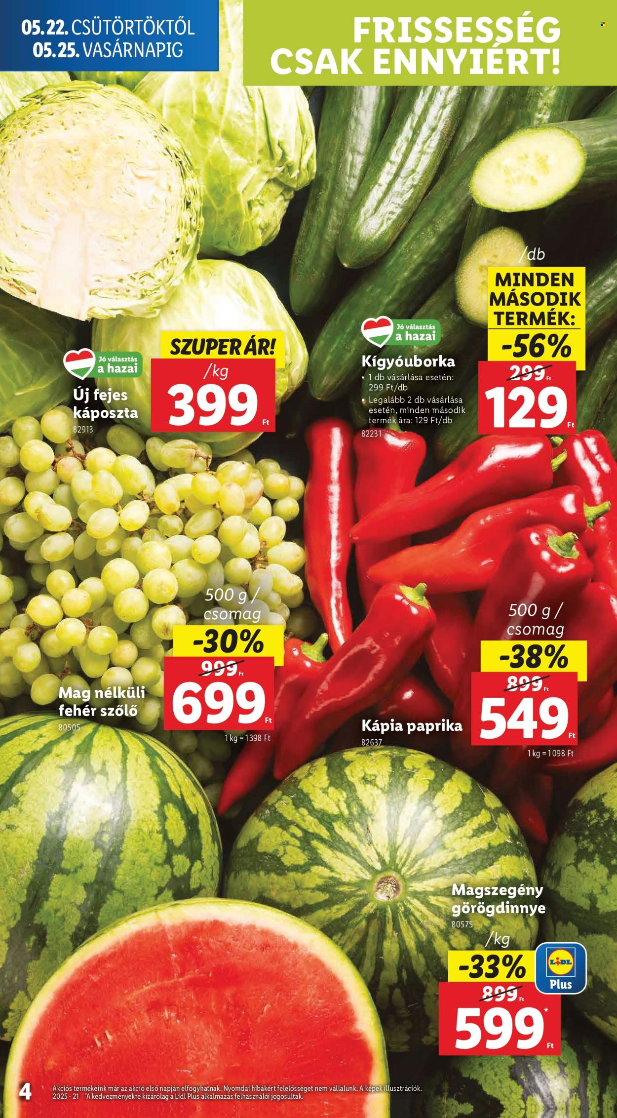 Lidl akciós újságok - 2025.05.21 - 2025.05.28. Oldal 4