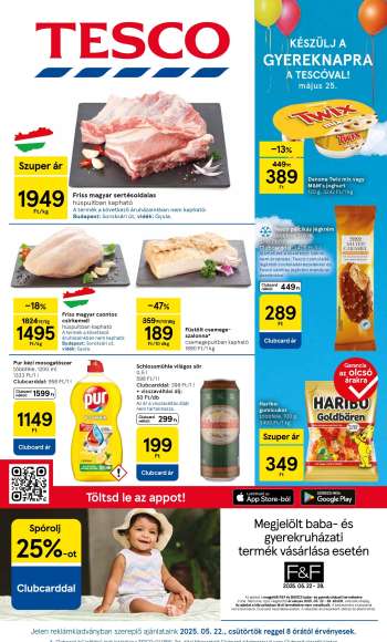 Újság TESCO - 2025.05.22 - 2025.05.28.