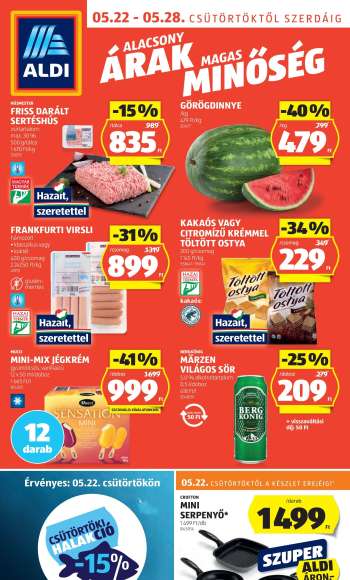 Újság Aldi - 2025.05.22 - 2025.05.28.