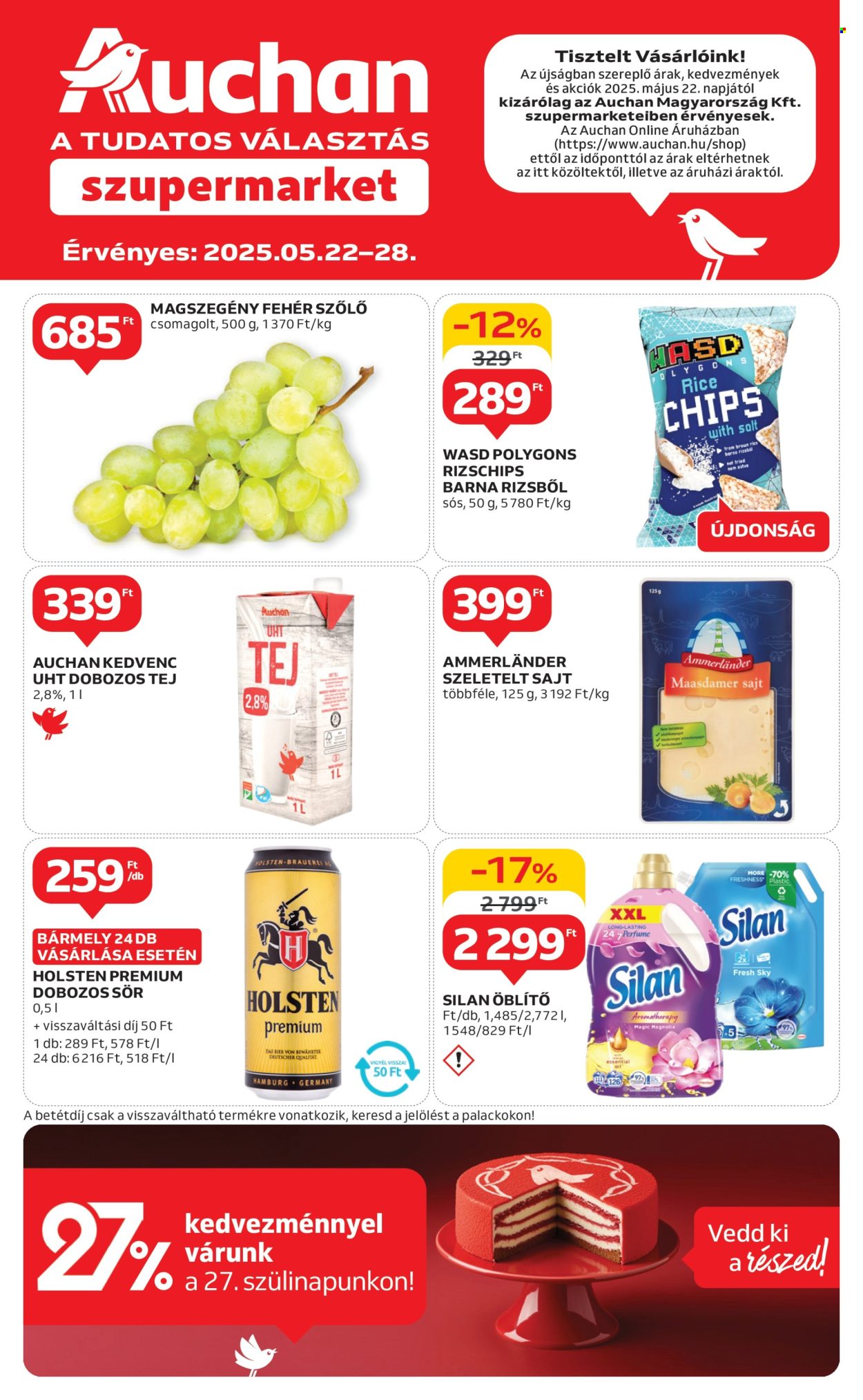 Auchan akciós újságok - 2025.05.22 - 2025.05.28. Oldal 1