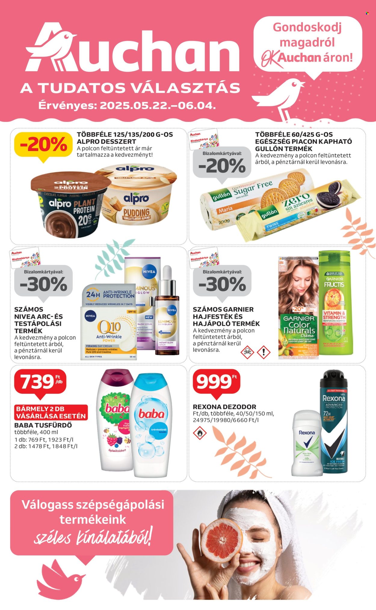 Auchan akciós újságok - 2025.05.22 - 2025.06.04. Oldal 1