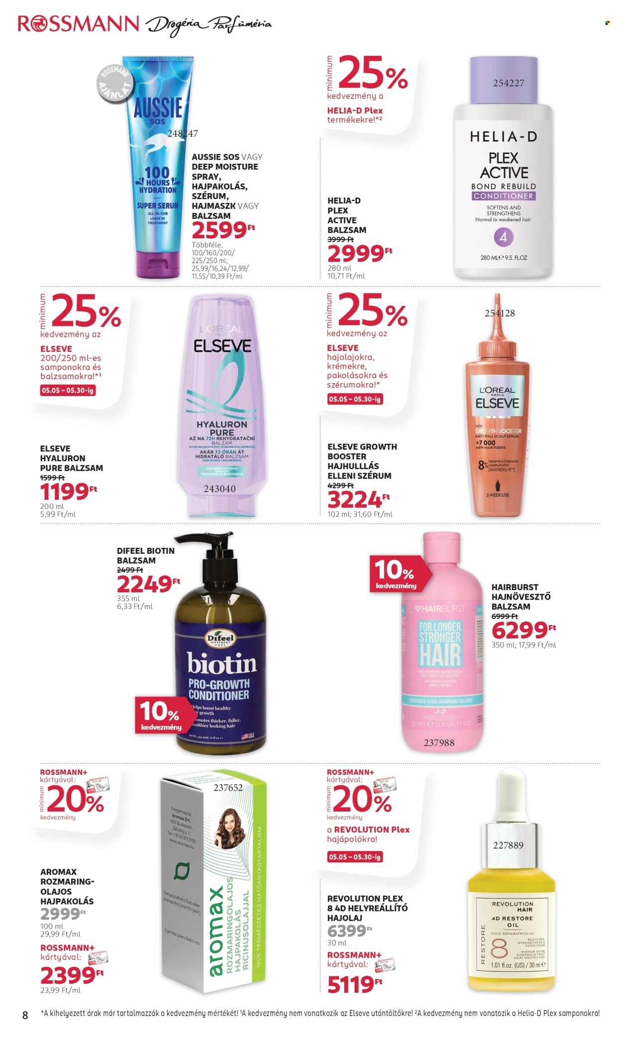 Rossmann akciós újságok - 2025.05.19 - 2025.05.30. Oldal 8