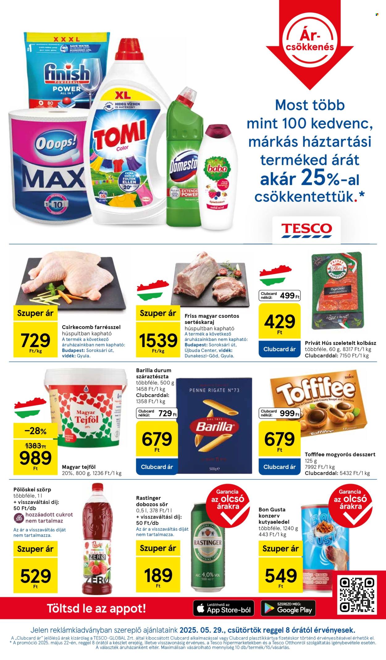 TESCO akciós újságok - 2025.05.29 - 2025.06.04. Oldal 1