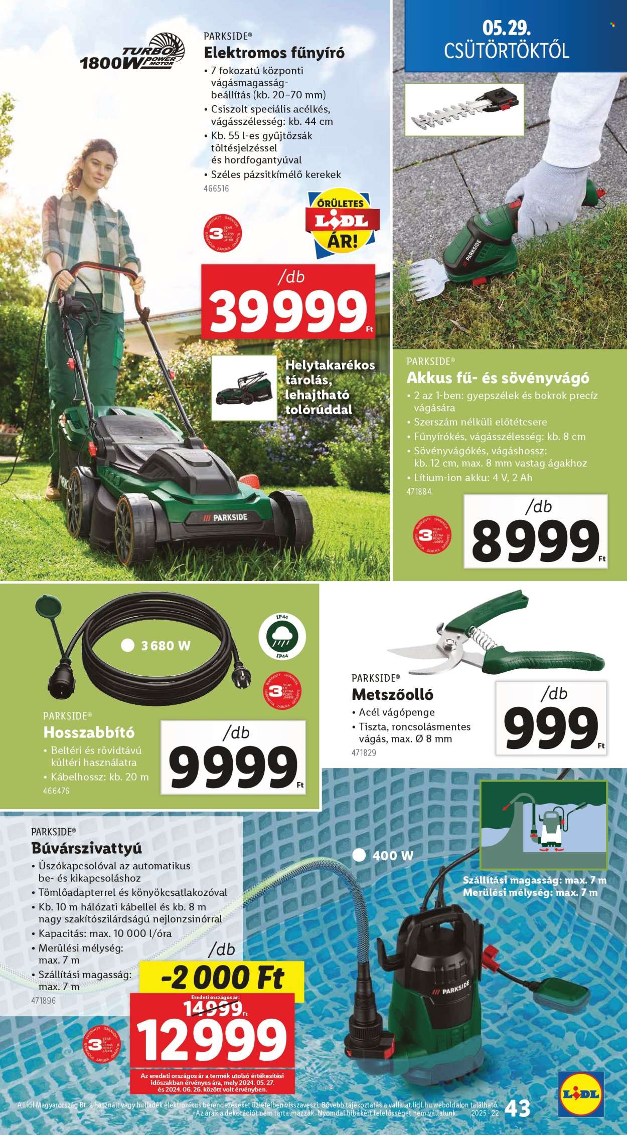 Lidl akciós újságok - 2025.05.29 - 2025.06.04. Oldal 43