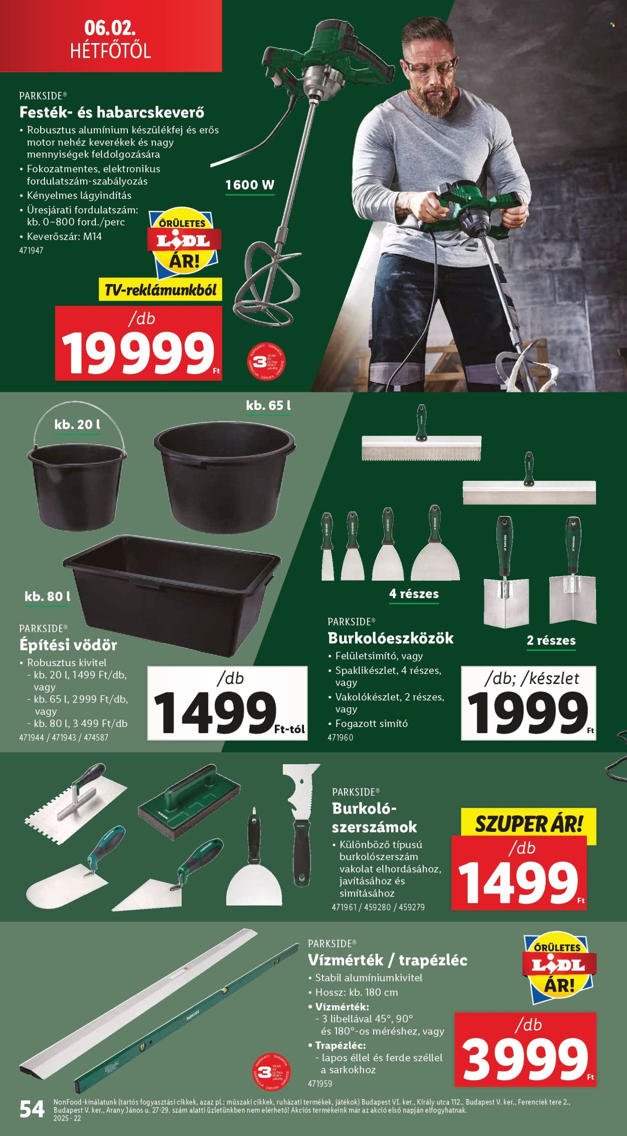 Lidl akciós újságok - 2025.05.29 - 2025.06.04. Oldal 54