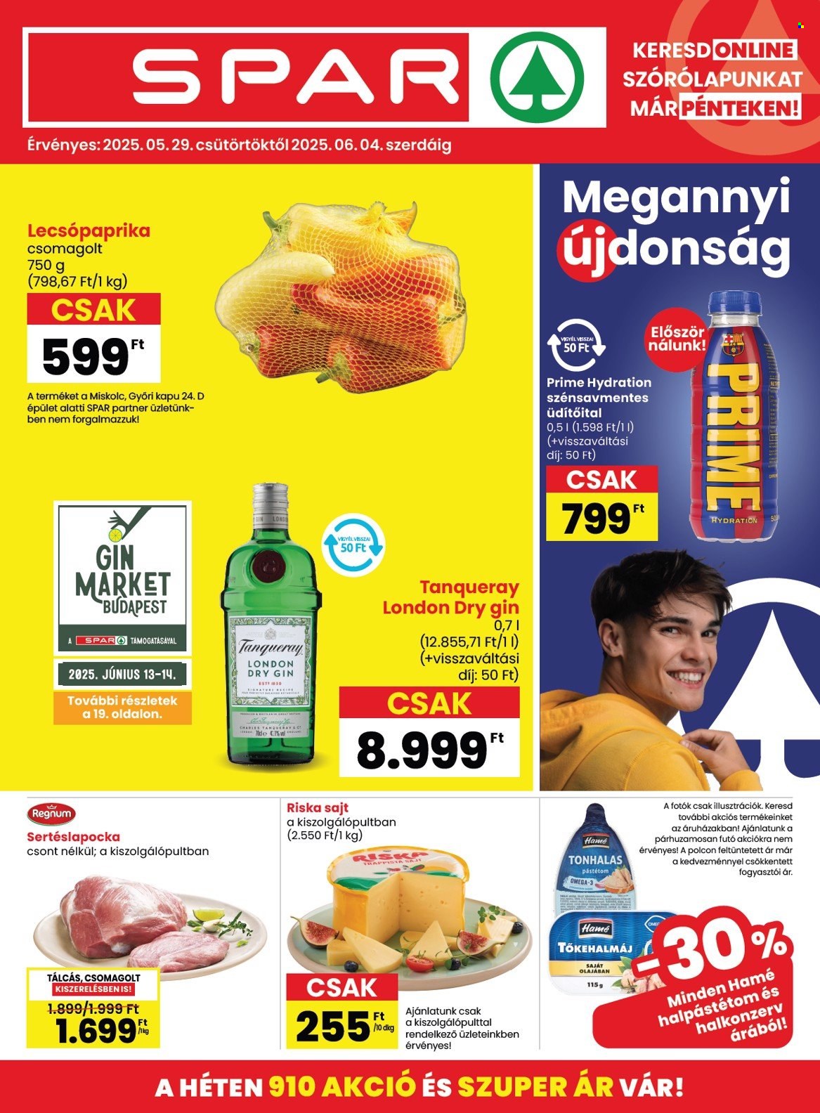 SPAR akciós újságok - 2025.05.29 - 2025.06.04. Oldal 1