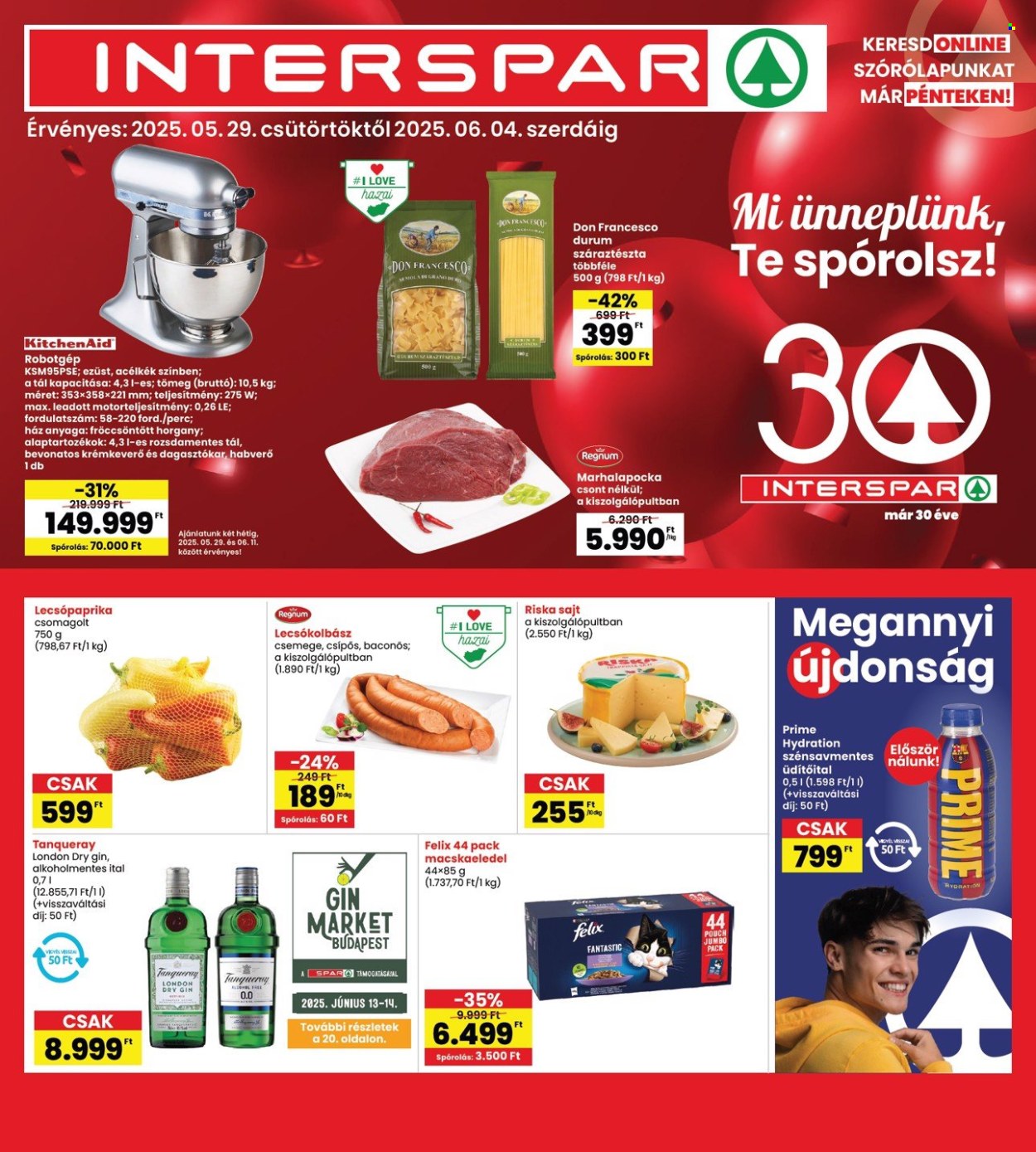 INTERSPAR akciós újságok - 2025.05.29 - 2025.06.04. Oldal 1