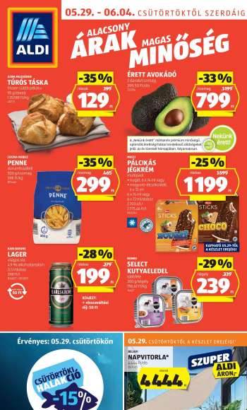 Újság Aldi - 2025.05.29 - 2025.06.04.