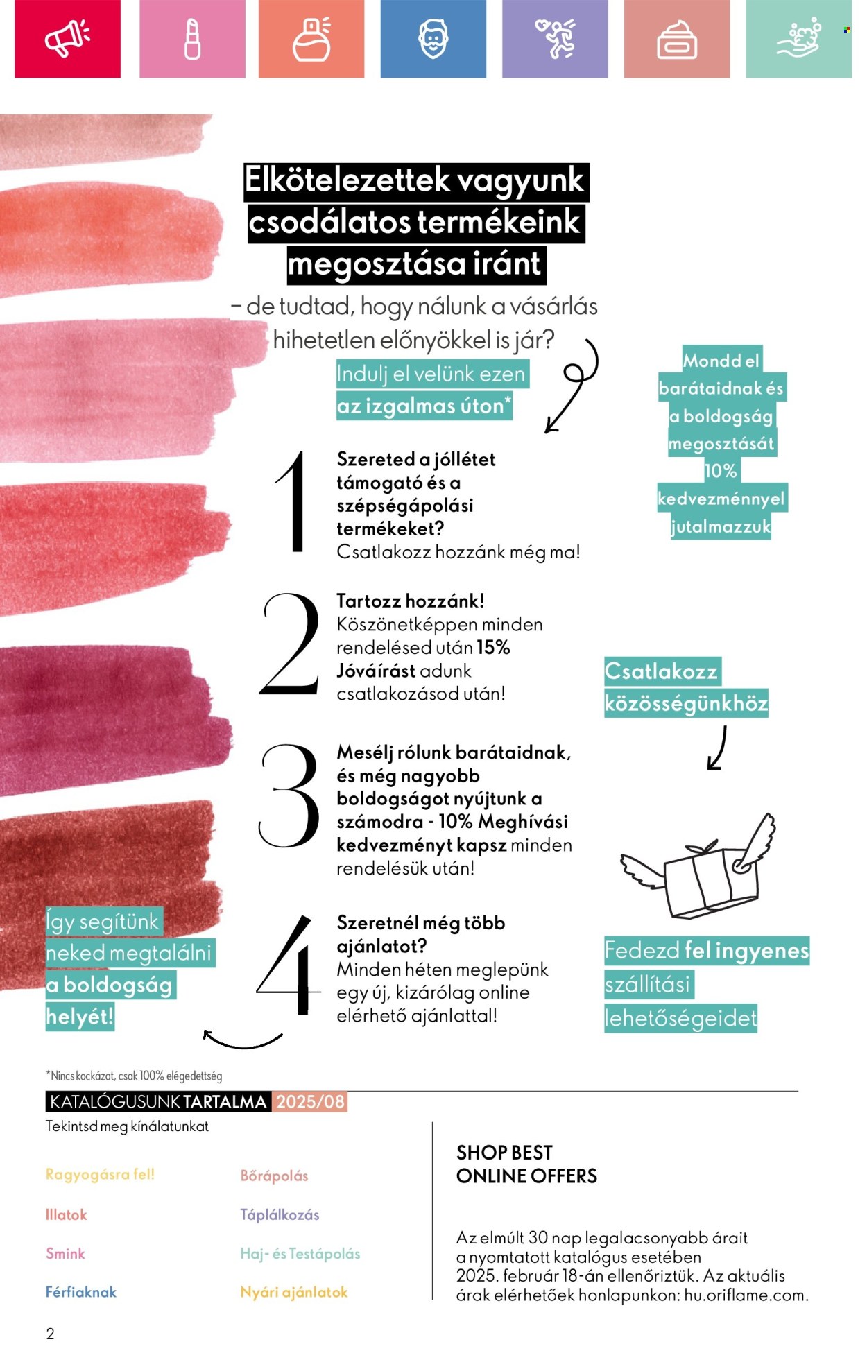 Oriflame akciós újságok - 2025.05.25 - 2025.06.14. Oldal 2