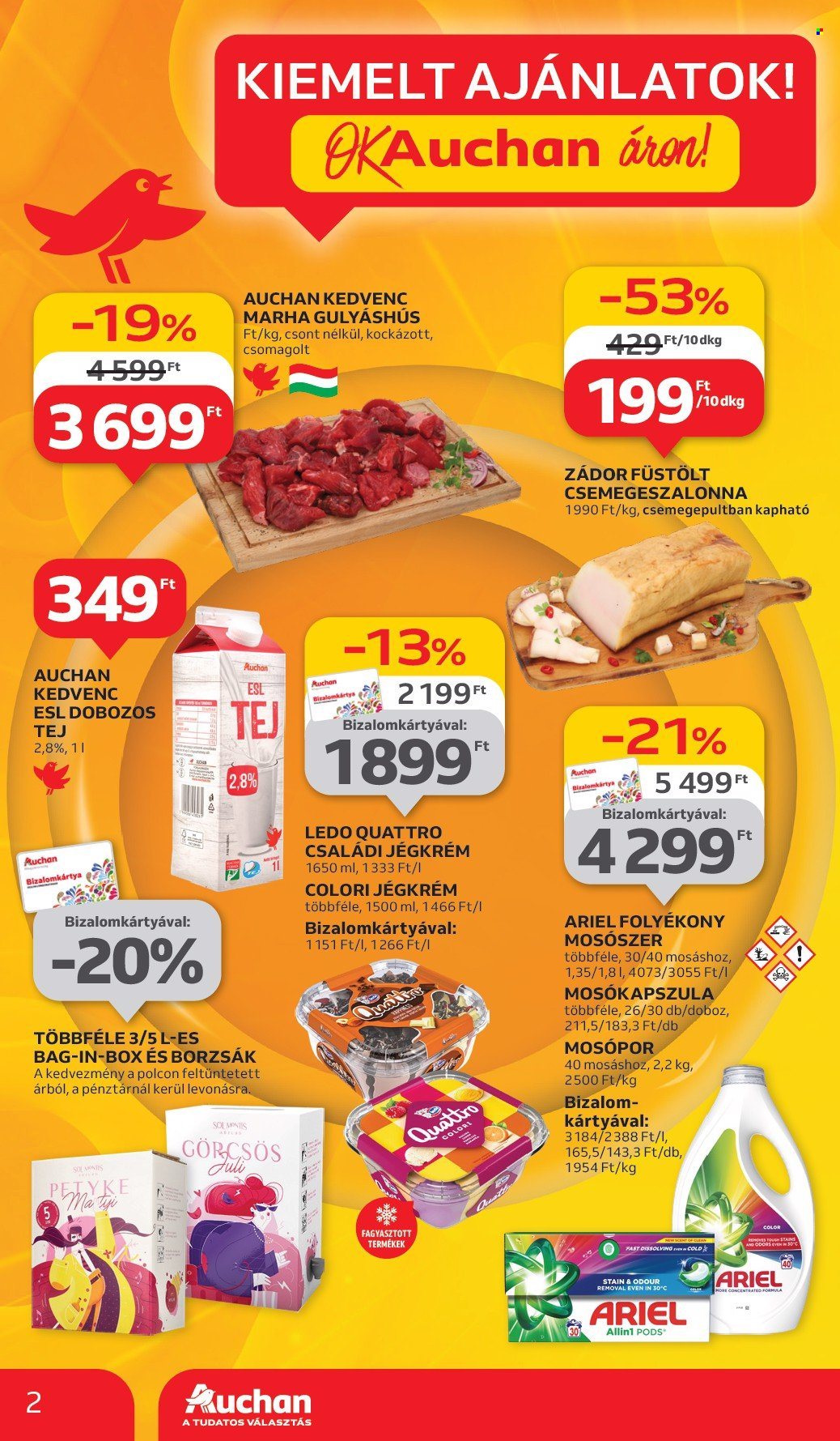 Auchan akciós újságok - 2025.05.29 - 2025.06.04. Oldal 2