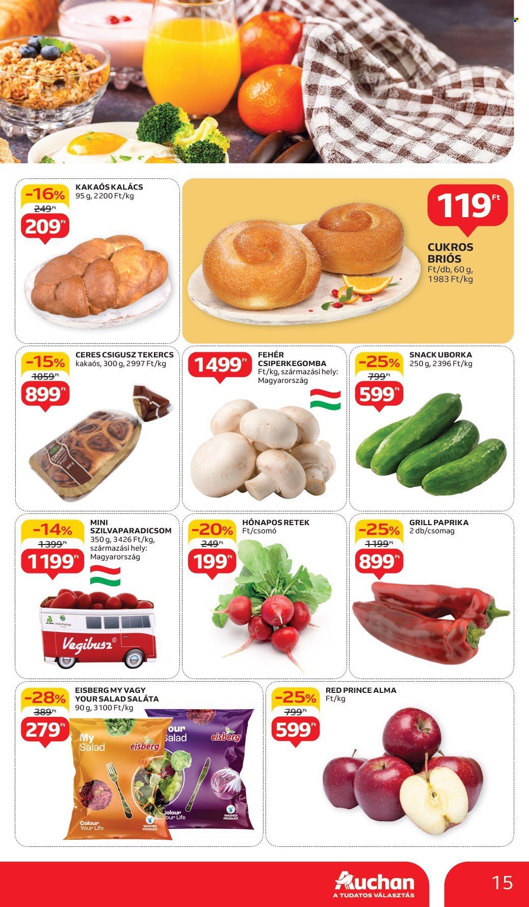 Auchan akciós újságok - 2025.05.29 - 2025.06.04. Oldal 15