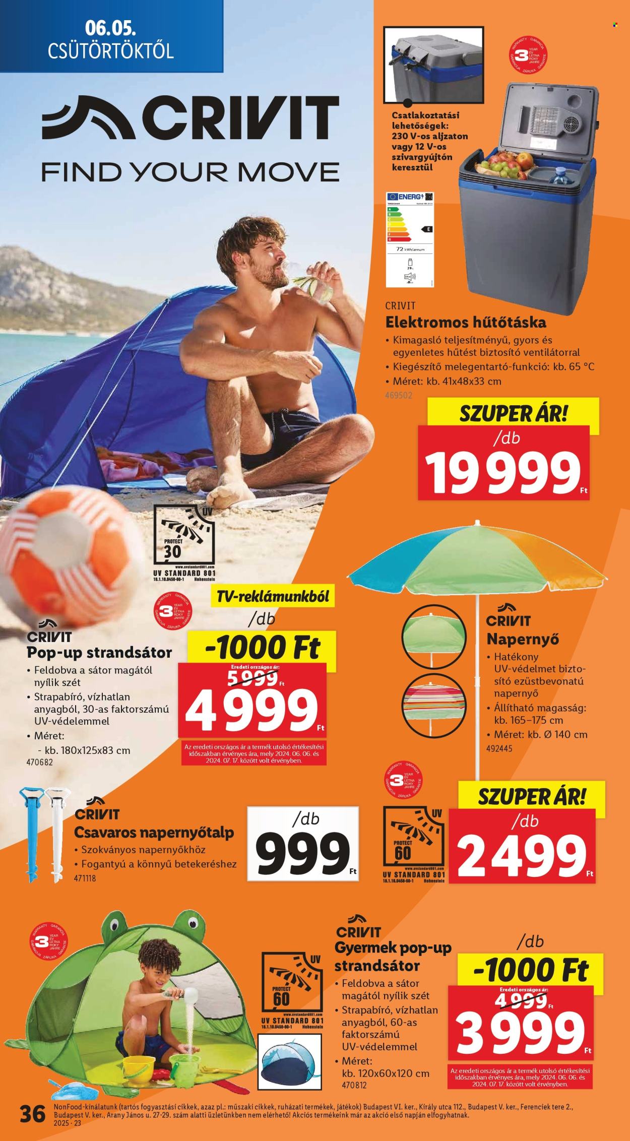 Lidl akciós újságok - 2025.06.05 - 2025.06.11. Oldal 36
