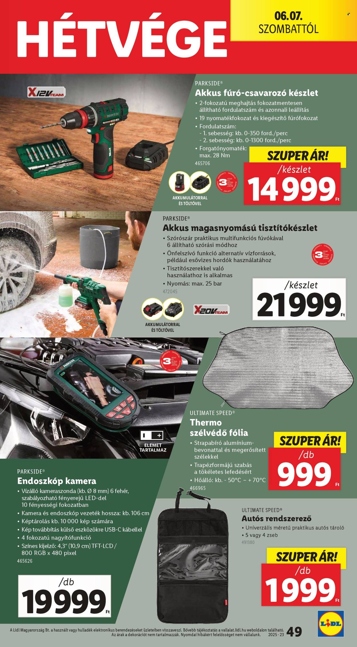 Lidl akciós újságok - 2025.06.05 - 2025.06.11. Oldal 49