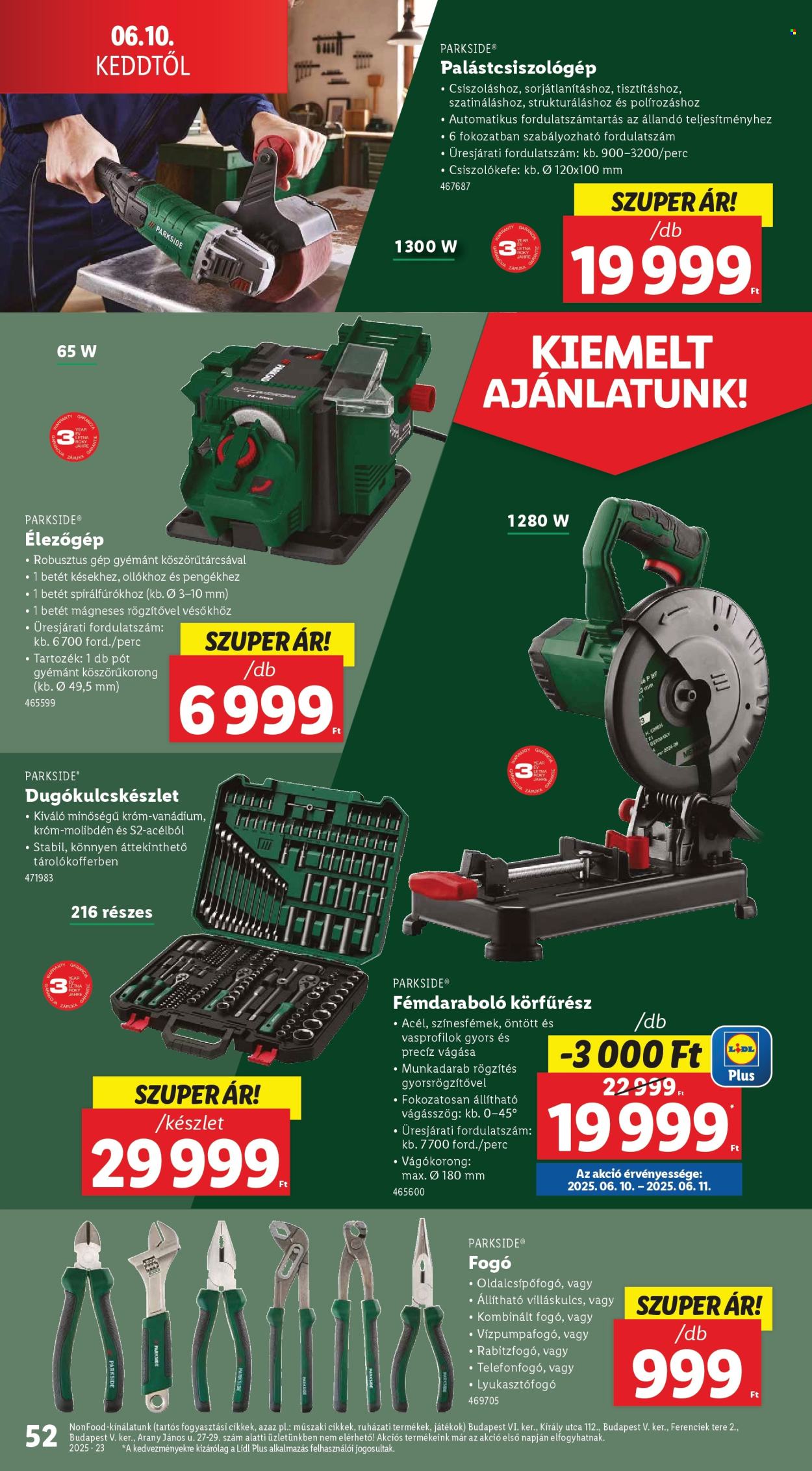 Lidl akciós újságok - 2025.06.05 - 2025.06.11. Oldal 52