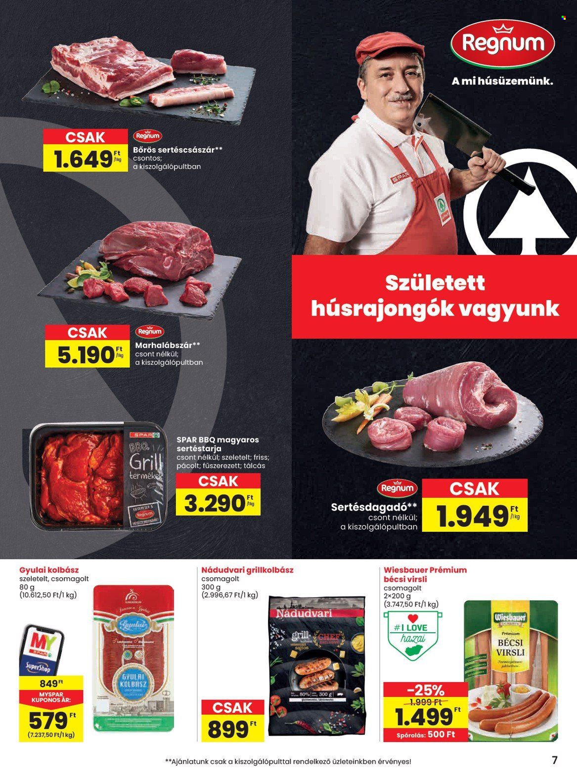 SPAR akciós újságok - 2025.06.05 - 2025.06.11. Oldal 7