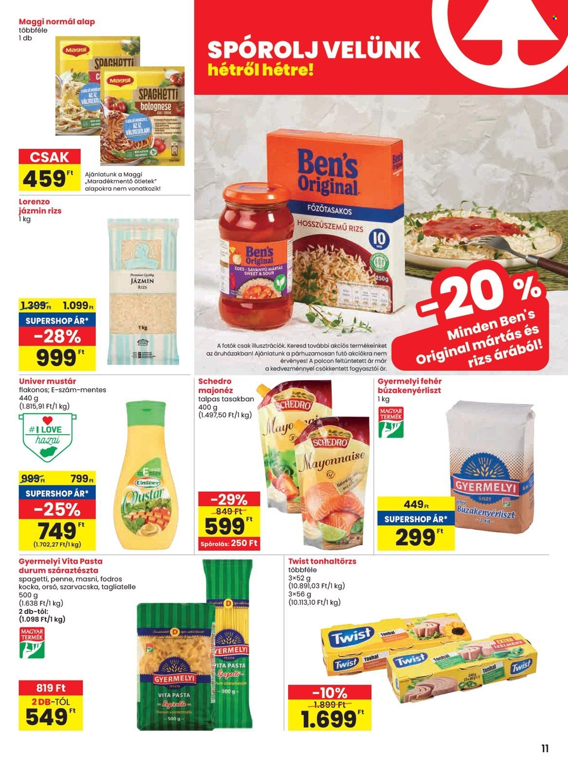 SPAR akciós újságok - 2025.06.05 - 2025.06.11. Oldal 11