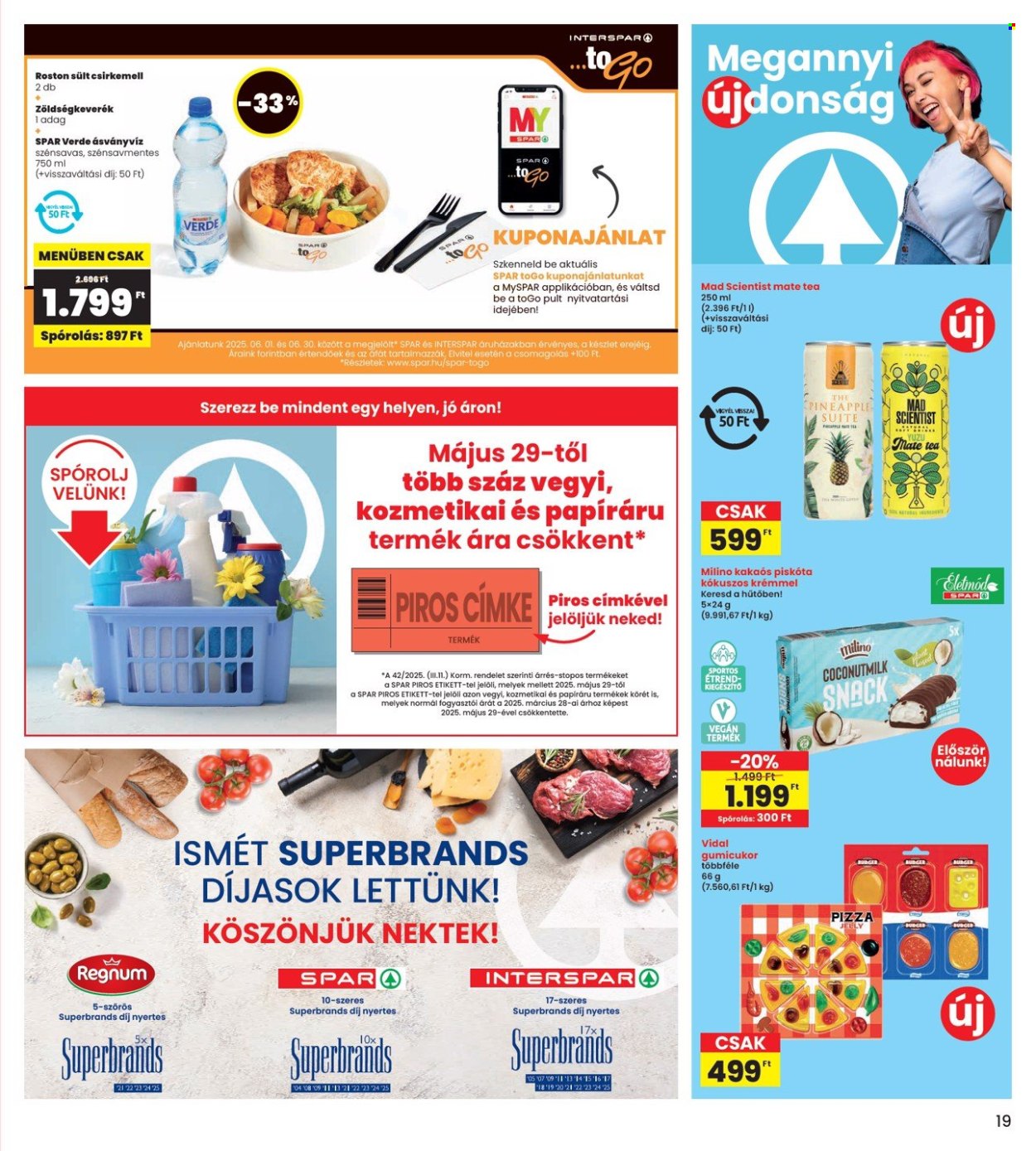INTERSPAR akciós újságok - 2025.06.05 - 2025.06.11. Oldal 19