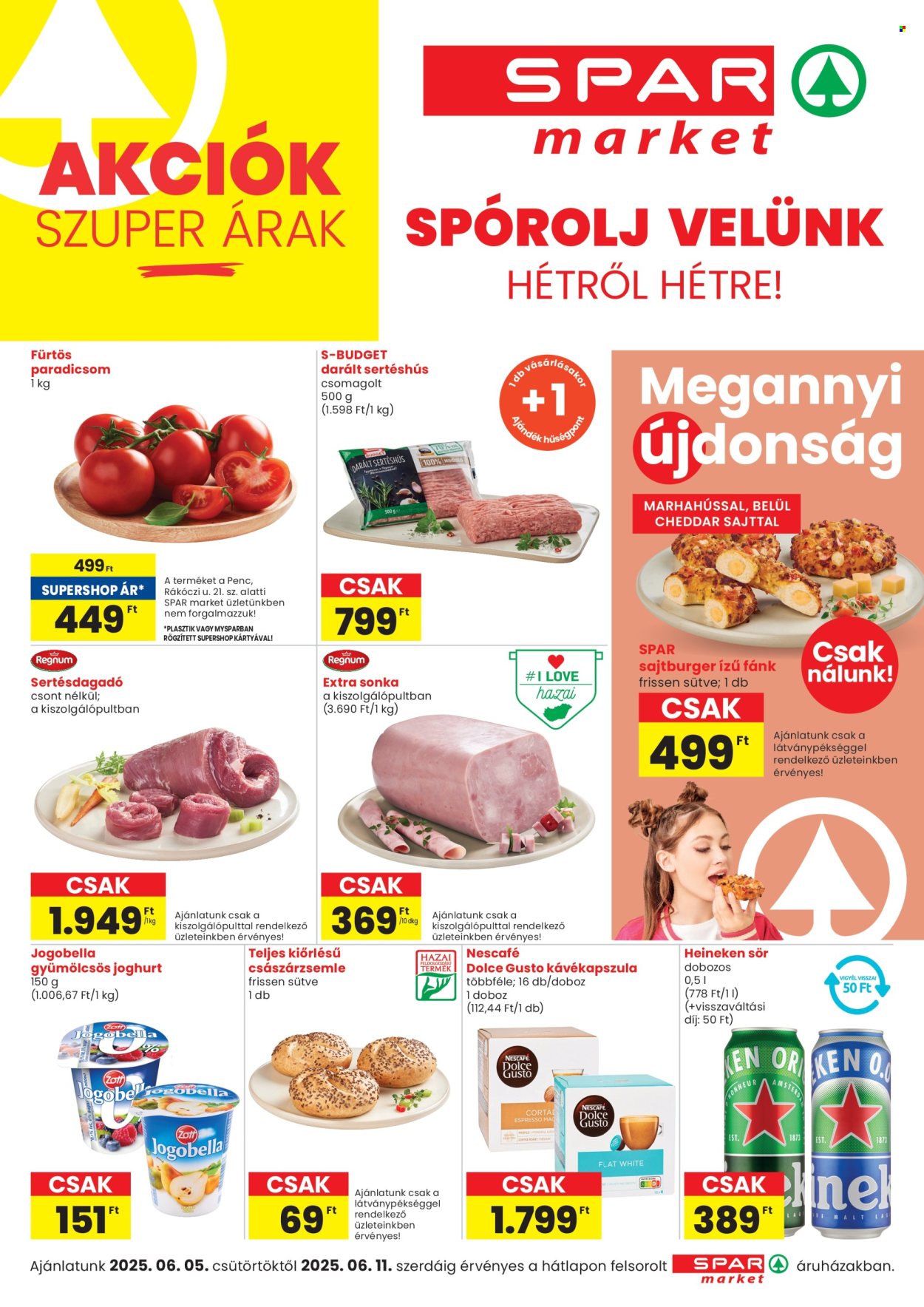SPAR market akciós újságok - 2025.06.05 - 2025.06.11. Oldal 1