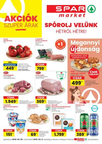 Újság SPAR market - 2025.06.05 - 2025.06.11.