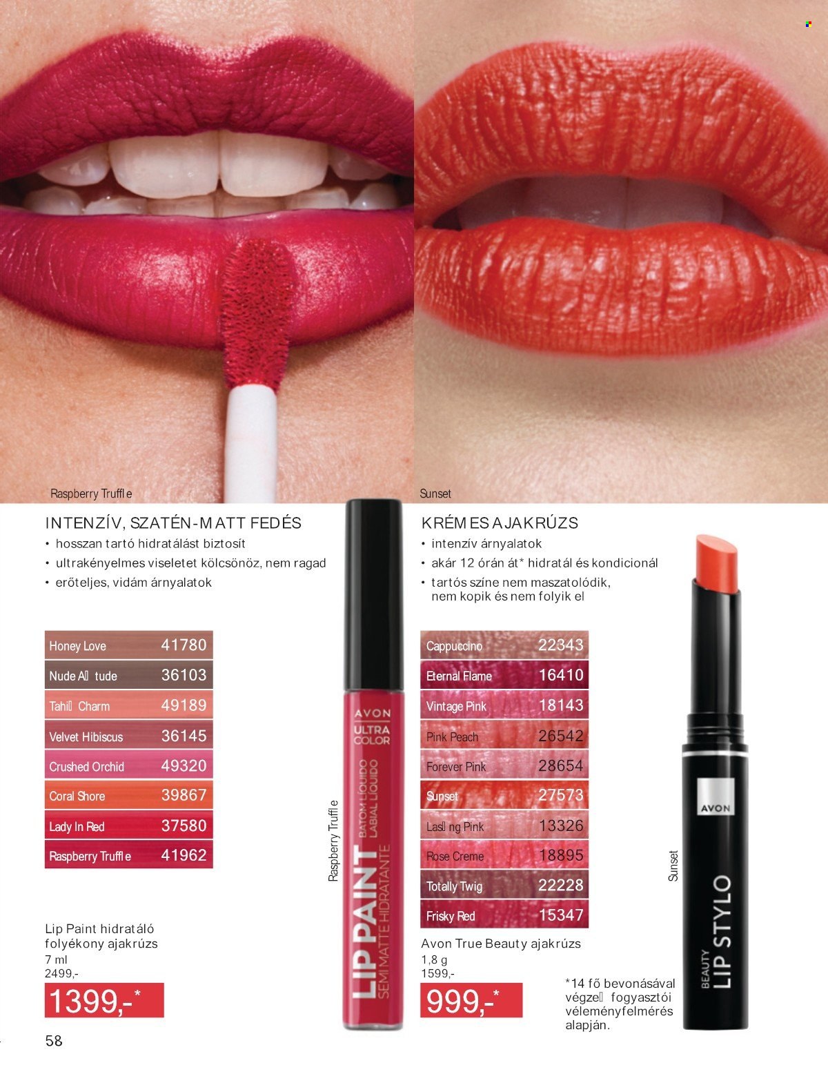 Avon akciós újságok - 2025.06.01 - 2025.06.30. Oldal 58