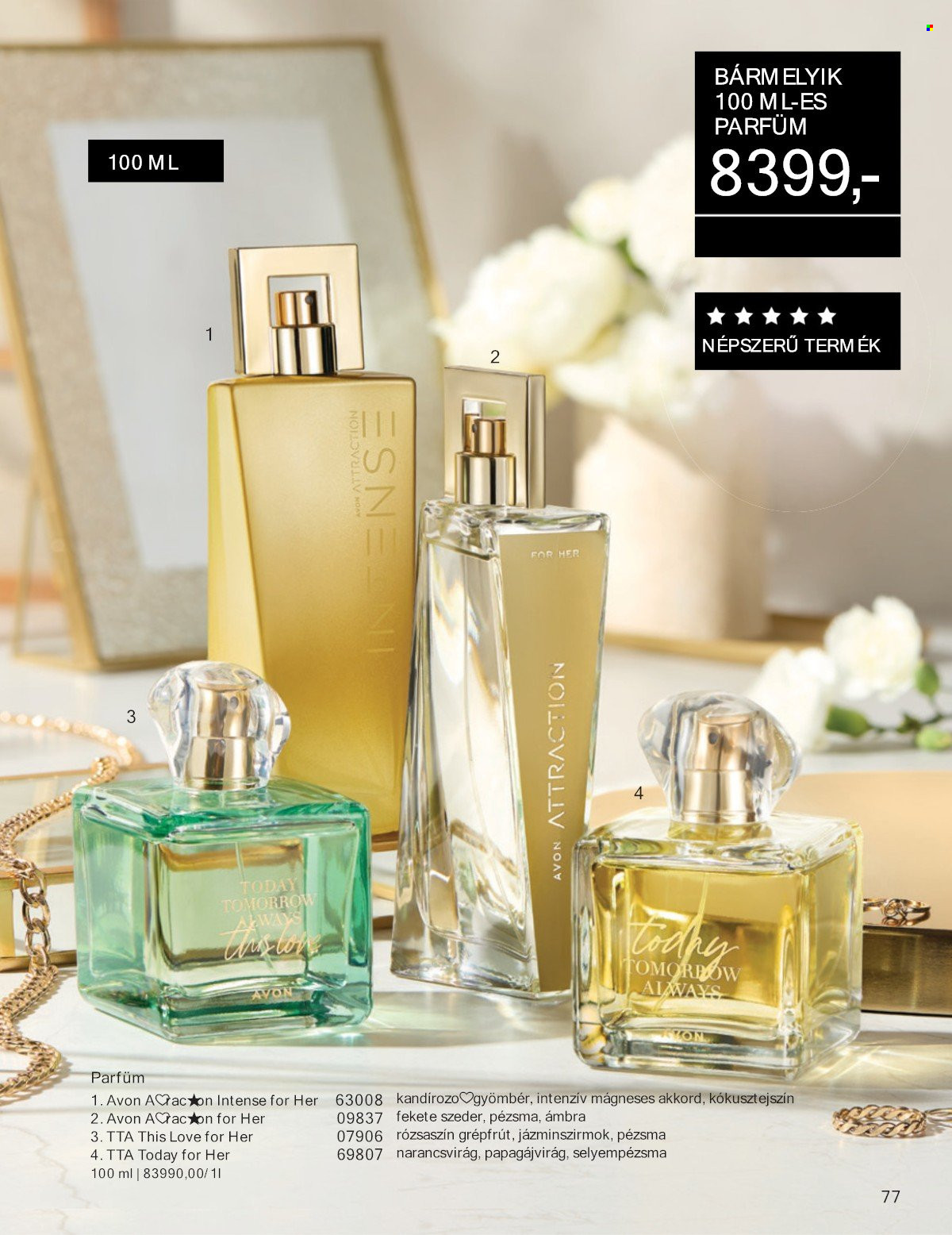 Avon akciós újságok - 2025.06.01 - 2025.06.30. Oldal 77
