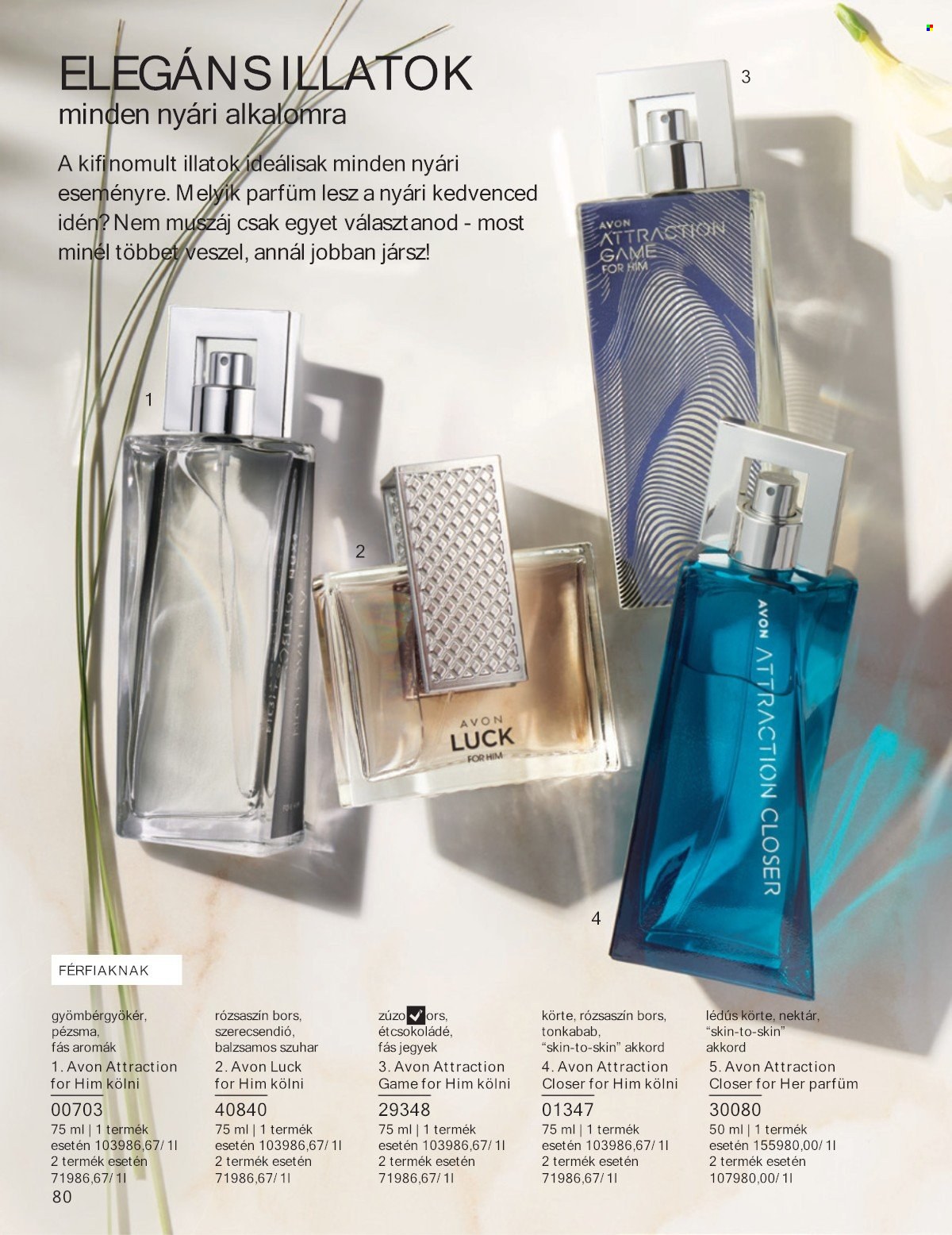 Avon akciós újságok - 2025.06.01 - 2025.06.30. Oldal 80